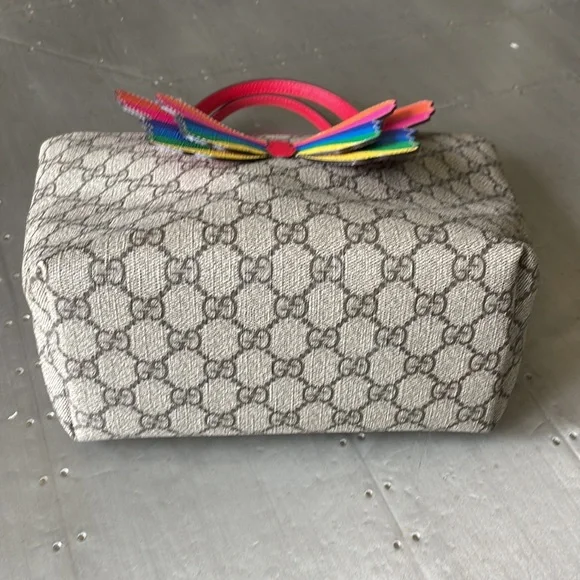 Gucci rainbow butterfly mini tote shopper guccissima logo bag - Picture 8 of 14